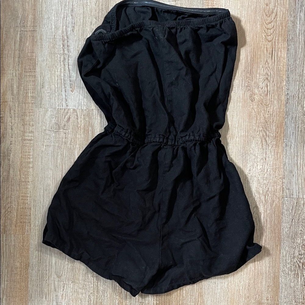 Old Navy Black Strapless Romper - Picture 4 of 5